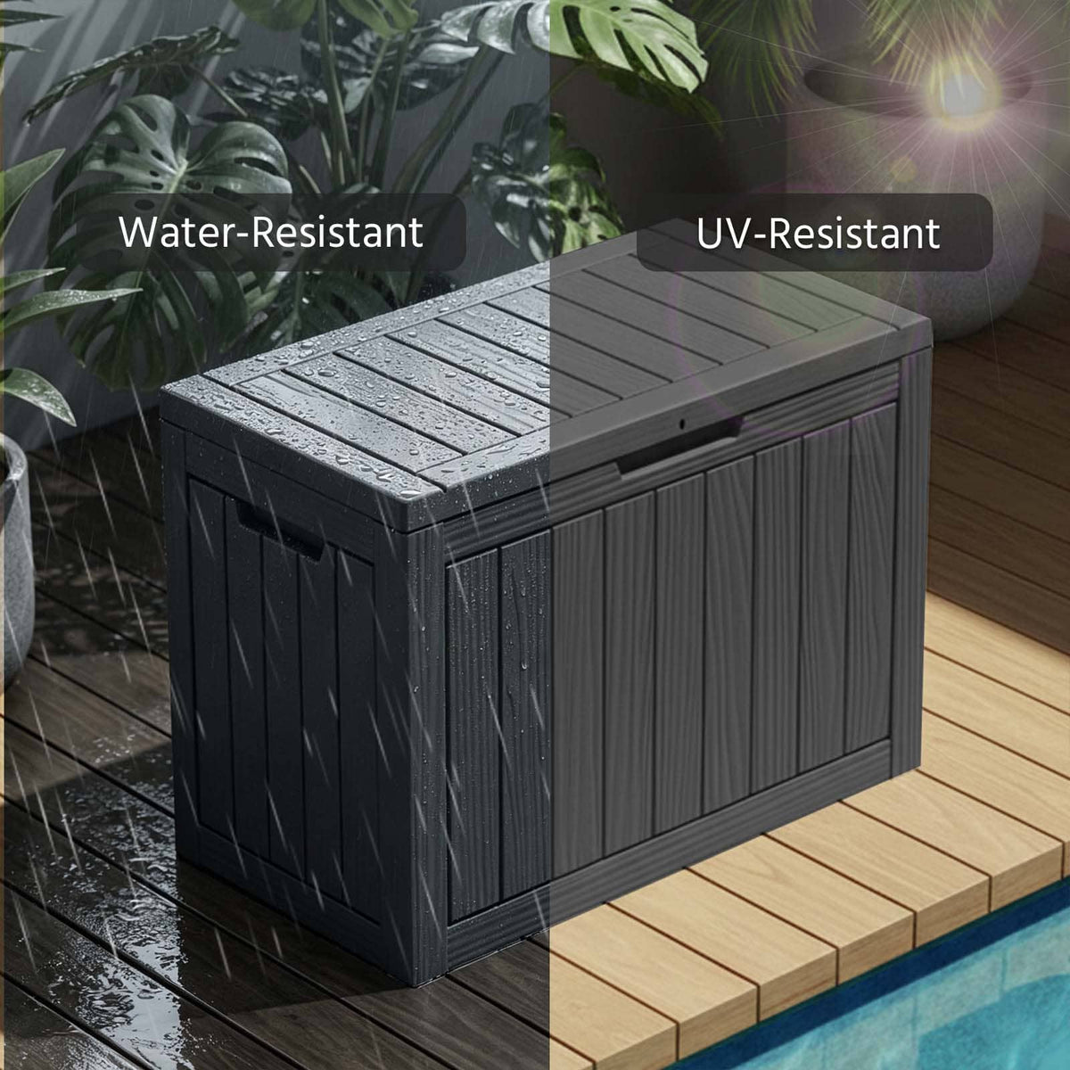 50 Gallon Outdoor Storage Deck Box