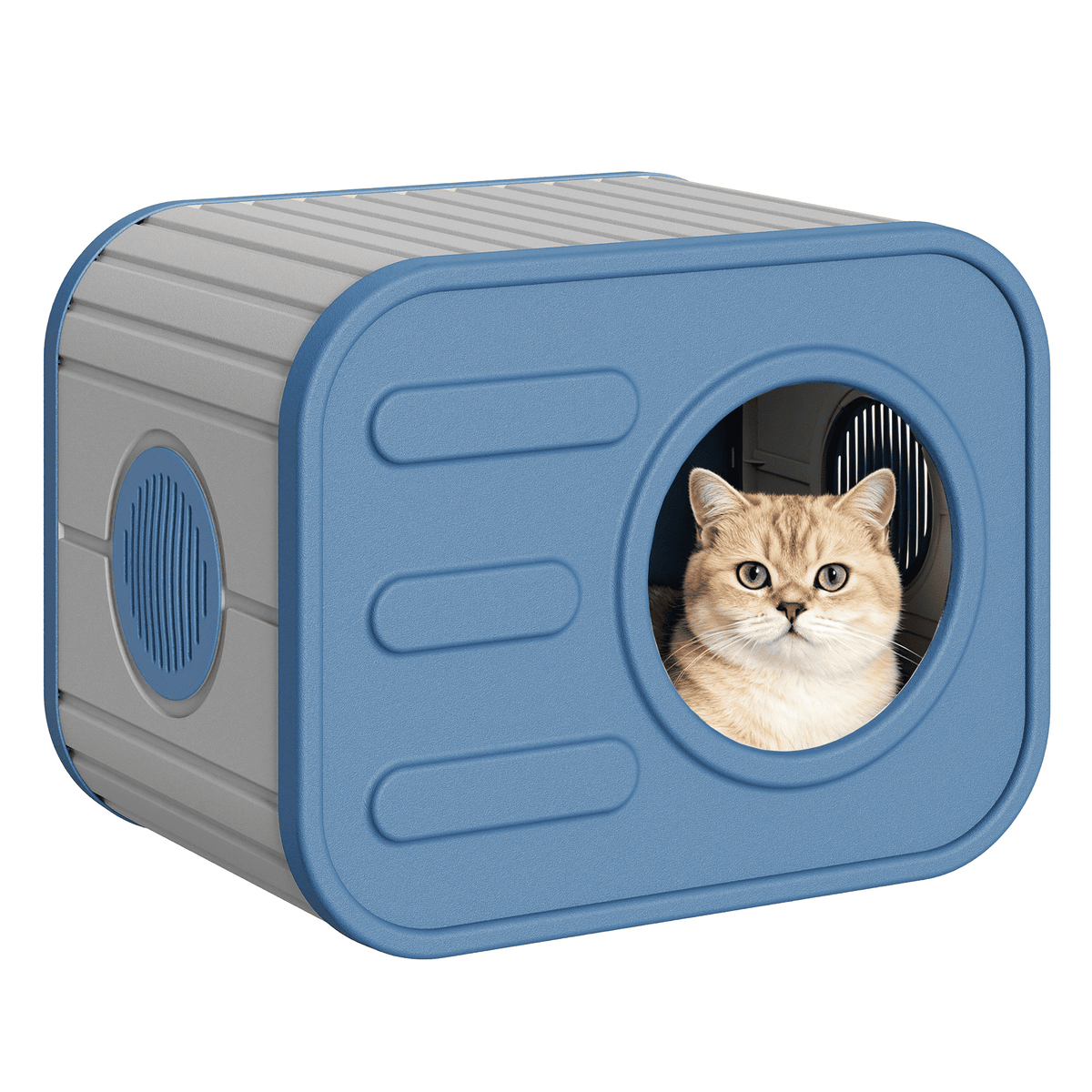 Outdoor Cat House Resin Curved Main image