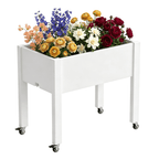 Elevated Raised Garden Planter with Wheels