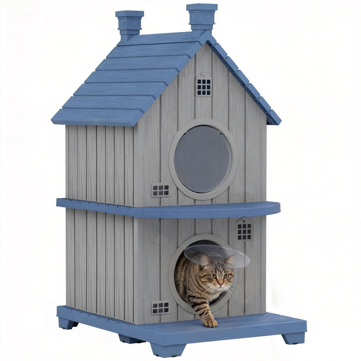 Outdoor Stackable Cat House