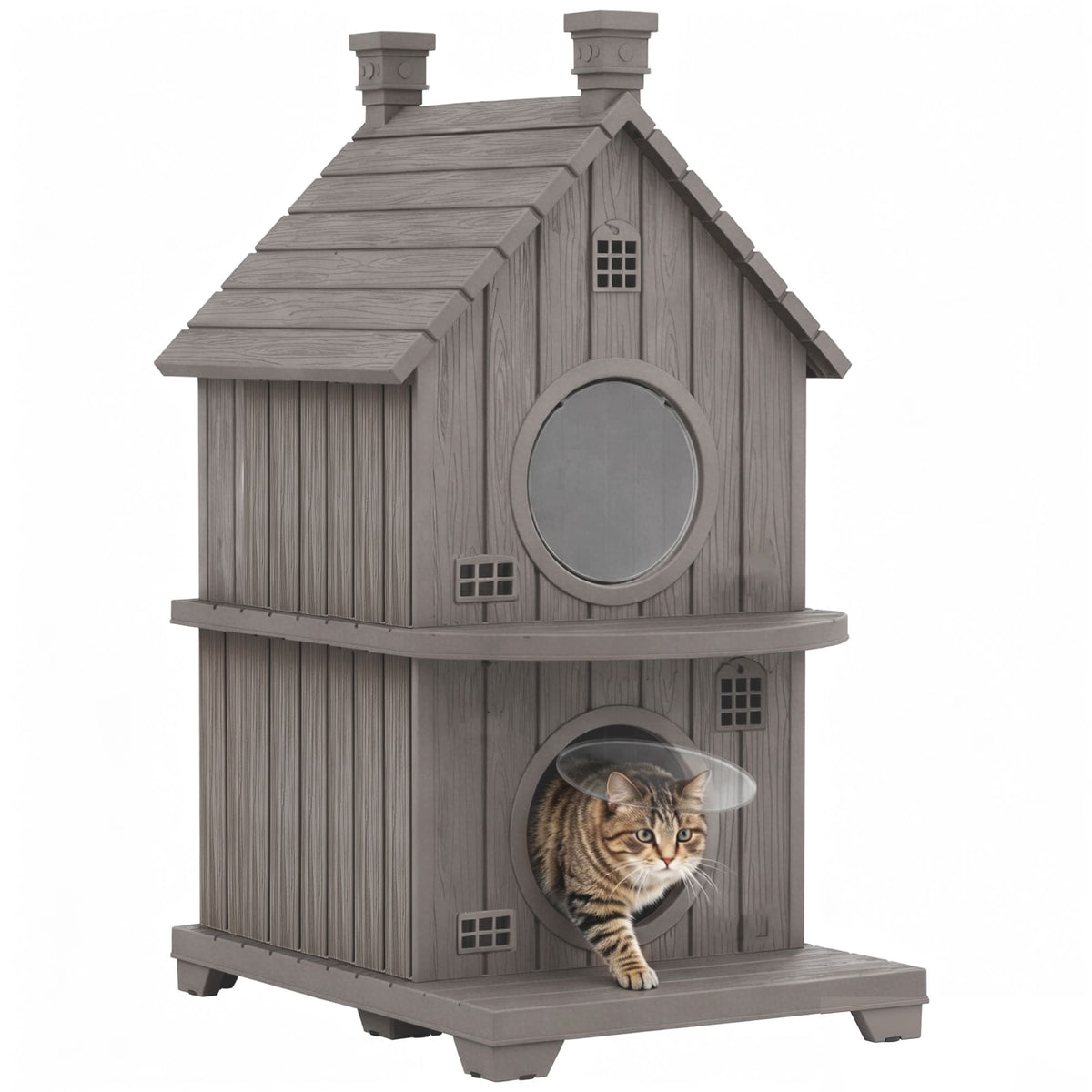 Outdoor Stackable Cat House
