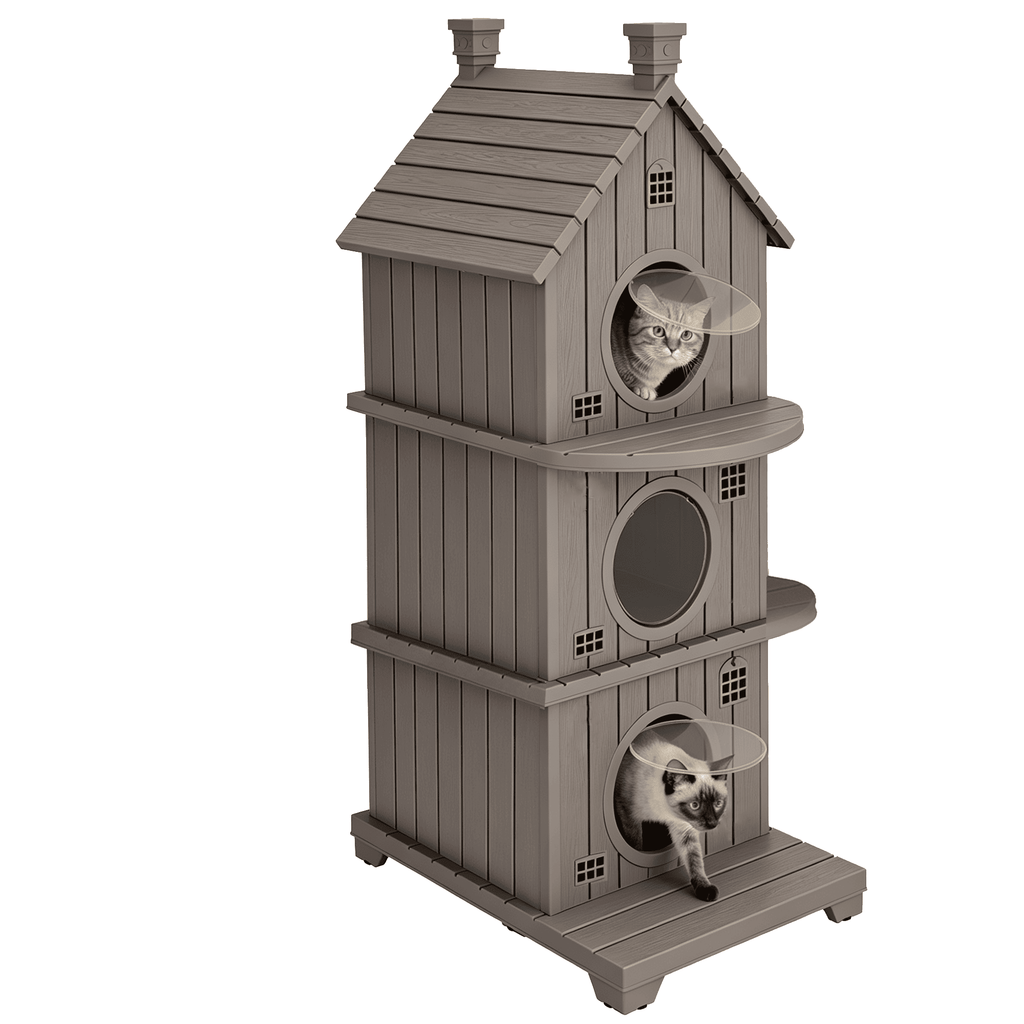 Outdoor Stackable Cat House