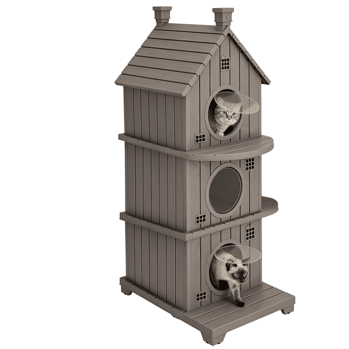 Outdoor Stackable Cat House