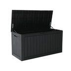 100 Gallon Storage Deck Box Black/Gray