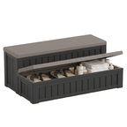 2-Tier Resin Patio Storage Steps