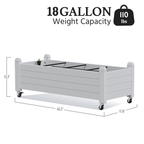 Rolling Raised Garden Bed Planter