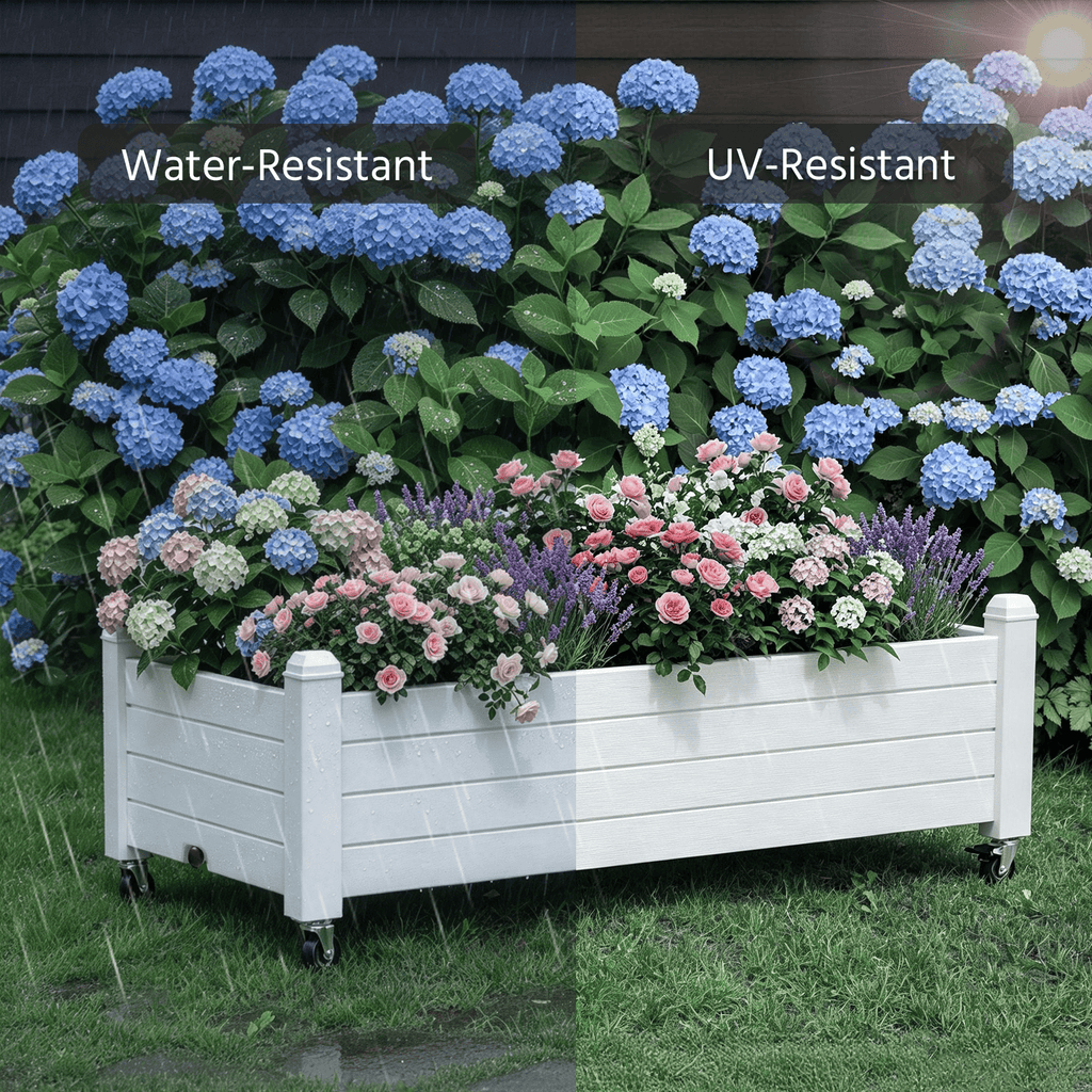 Rolling Raised Garden Bed Planter