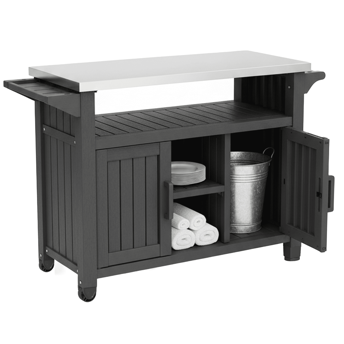 Resin Grill Prep Cart Main image