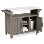 Resin Grill Prep Cart